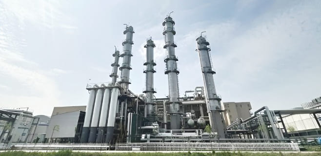 Ethanol dehydration plant